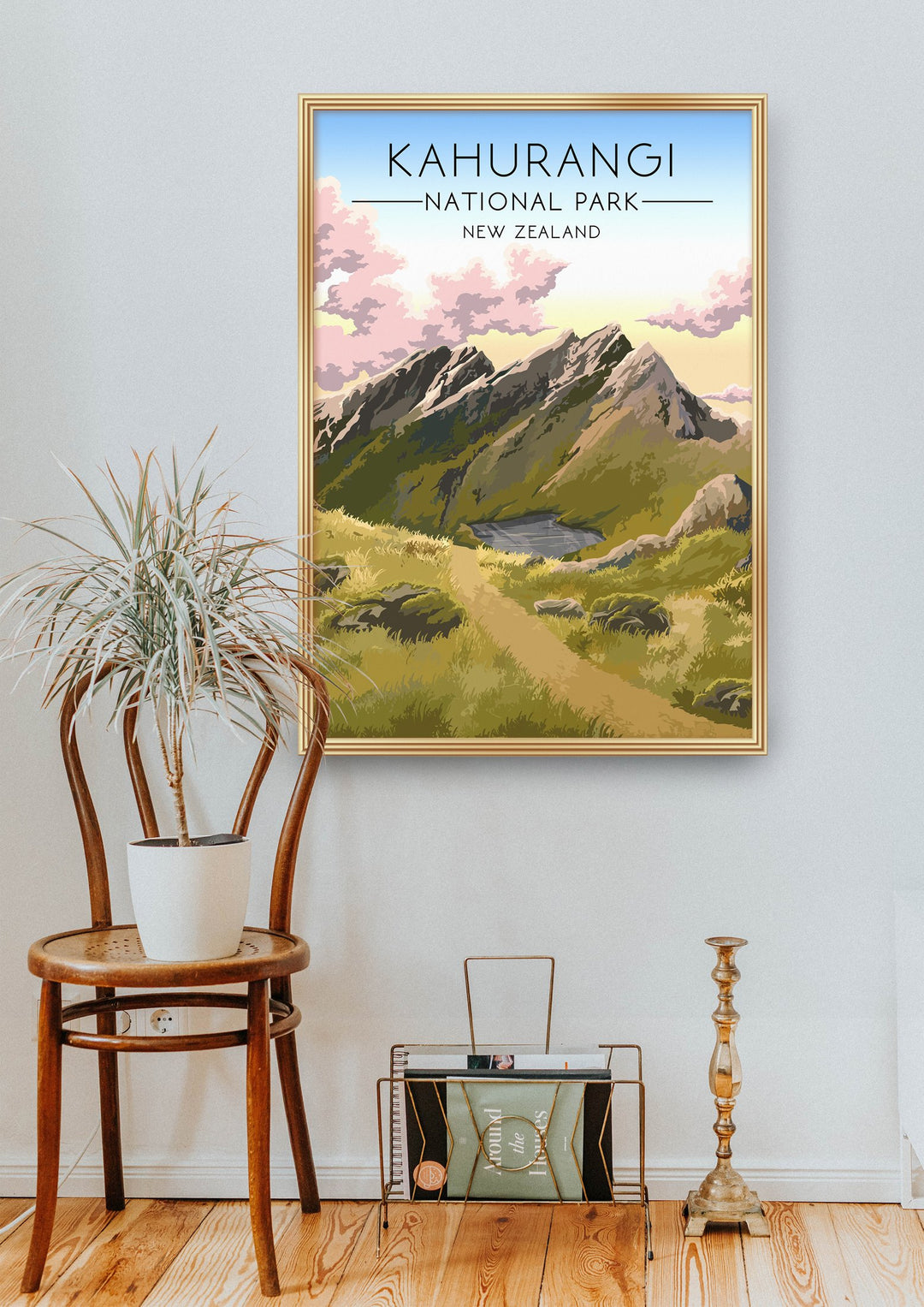 Kahurangi National Park New Zealand Travel Poster