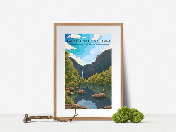 Kakadu National Park Australia Travel Poster