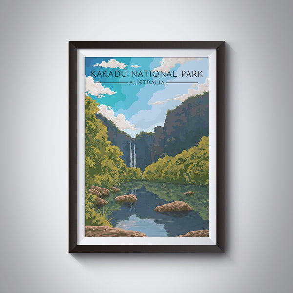 Kakadu National Park Australia Travel Poster