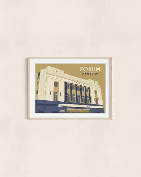 Kentish Town Forum London Travel Poster