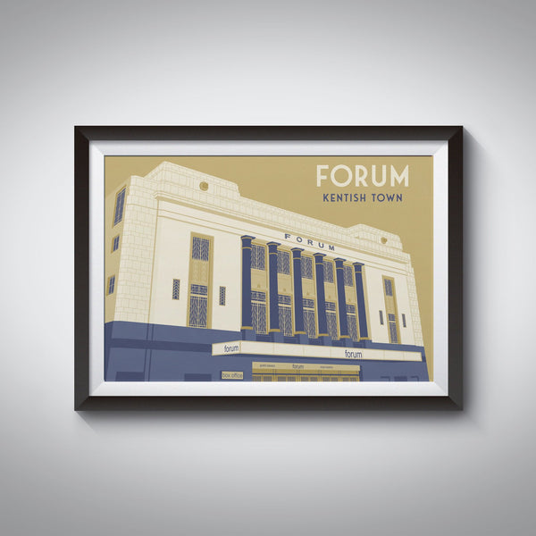 Kentish Town Forum London Travel Poster
