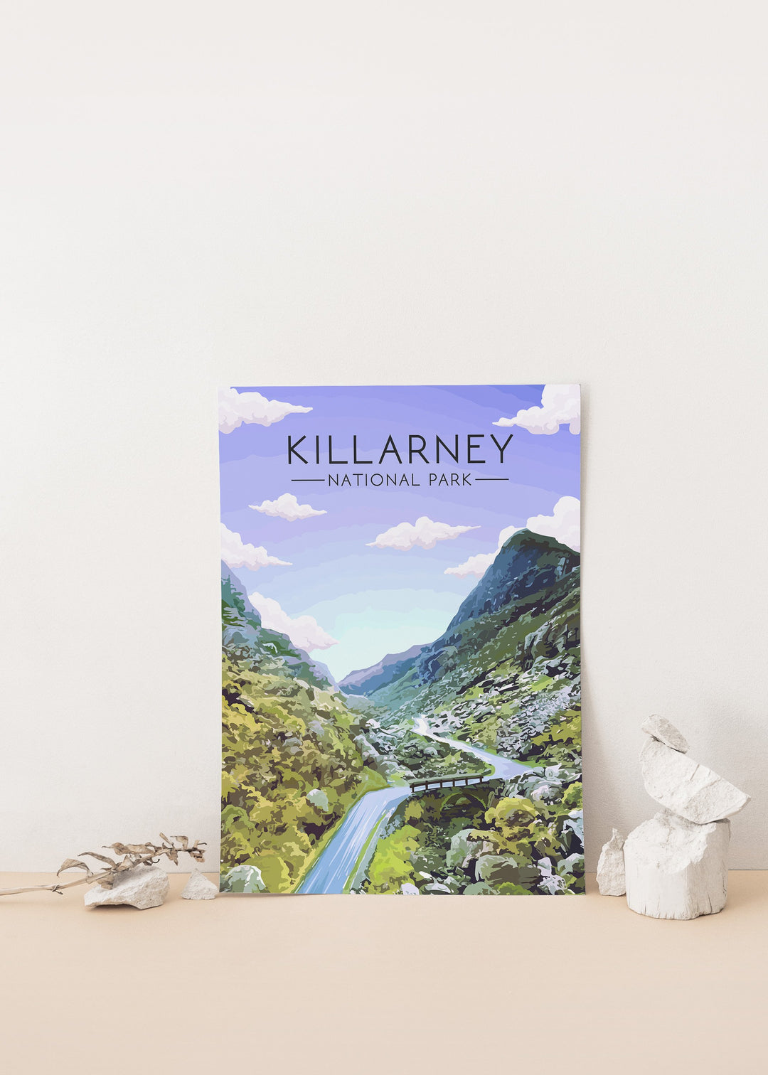 Killarney National Park Ireland Travel Poster