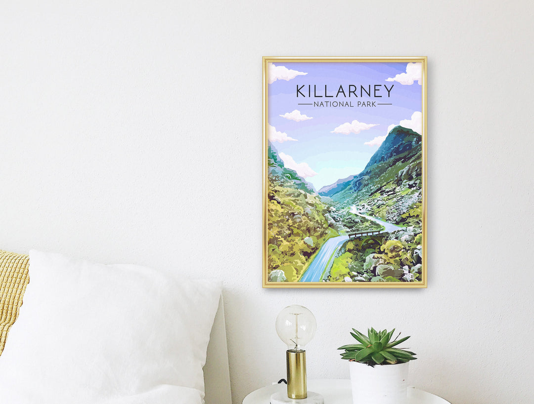 Killarney National Park Ireland Travel Poster