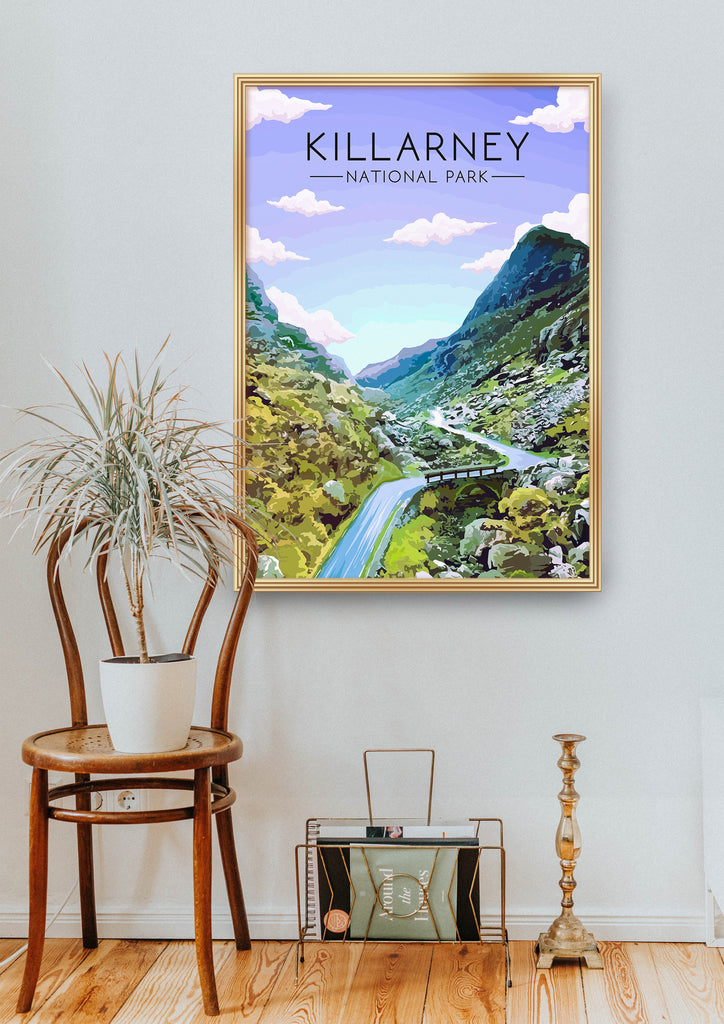 killarney ireland travel posters