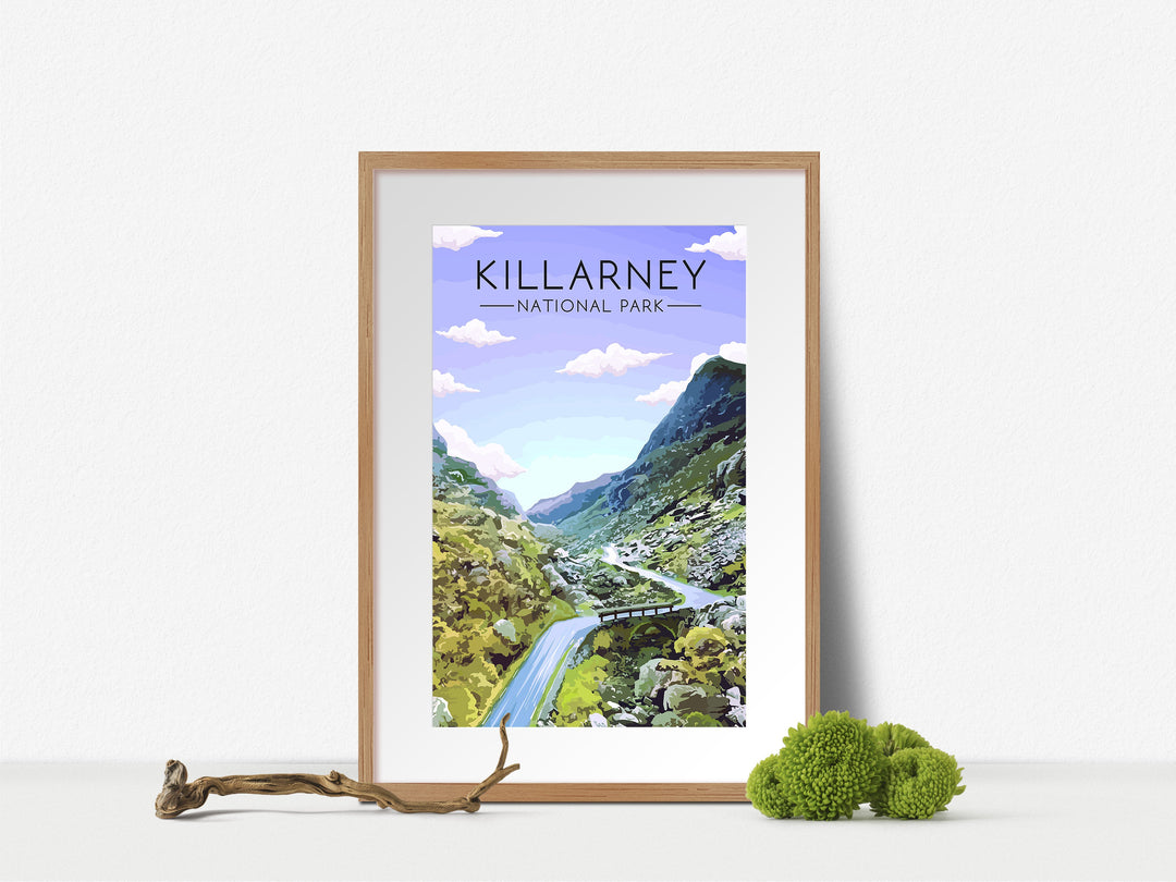 Killarney National Park Ireland Travel Poster