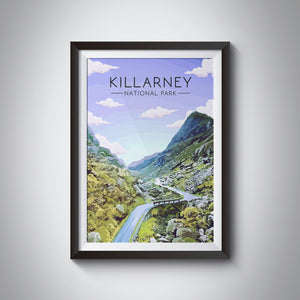 Killarney National Park Ireland Travel Poster