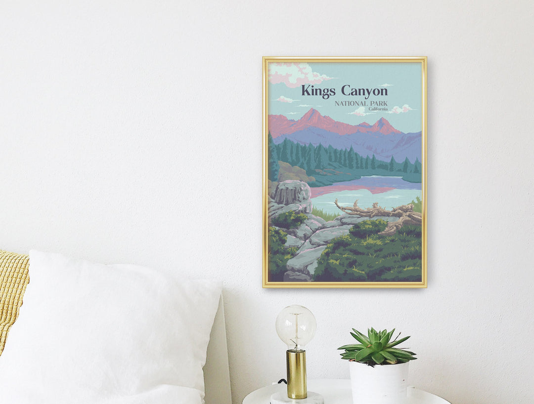 Kings Canyon National Park Travel Poster