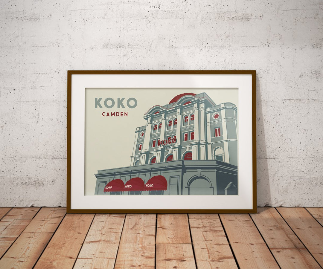 Koko Camden London Travel Poster