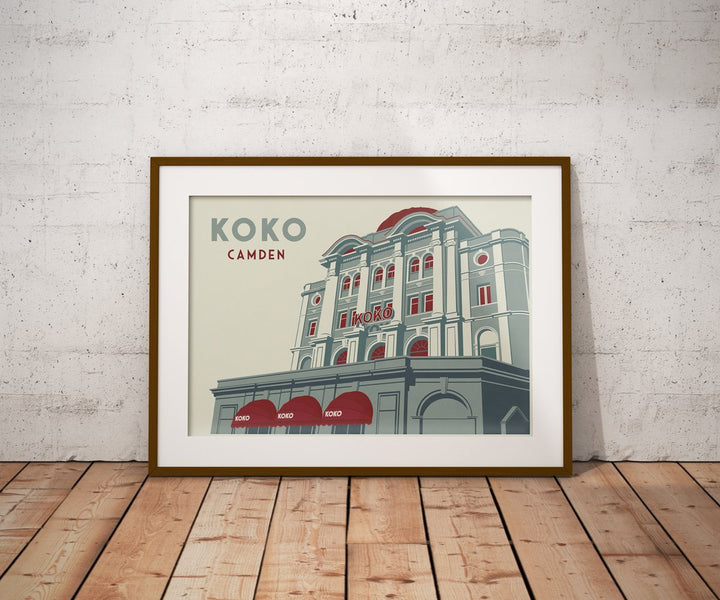 Koko Camden London Travel Poster