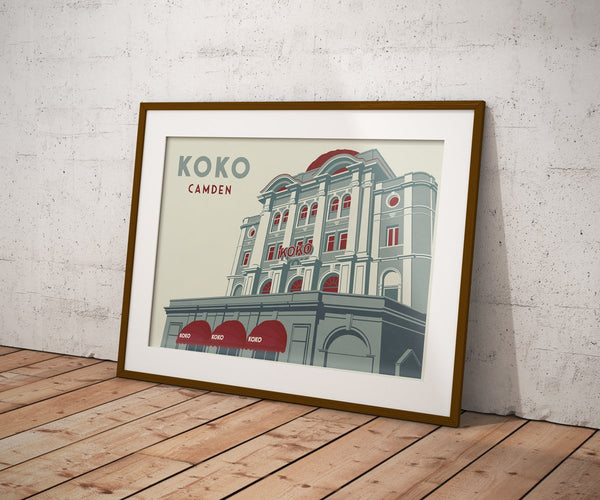 Koko Camden London Travel Poster