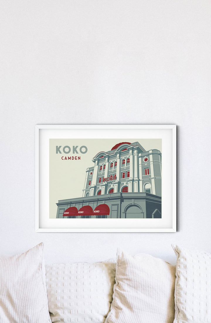 Koko Camden London Travel Poster