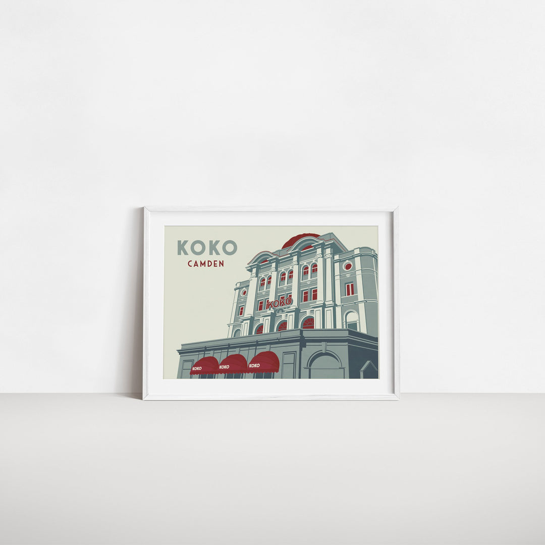 Koko Camden London Travel Poster