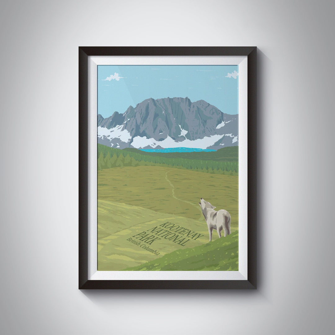 Kootenay National Park Travel Poster