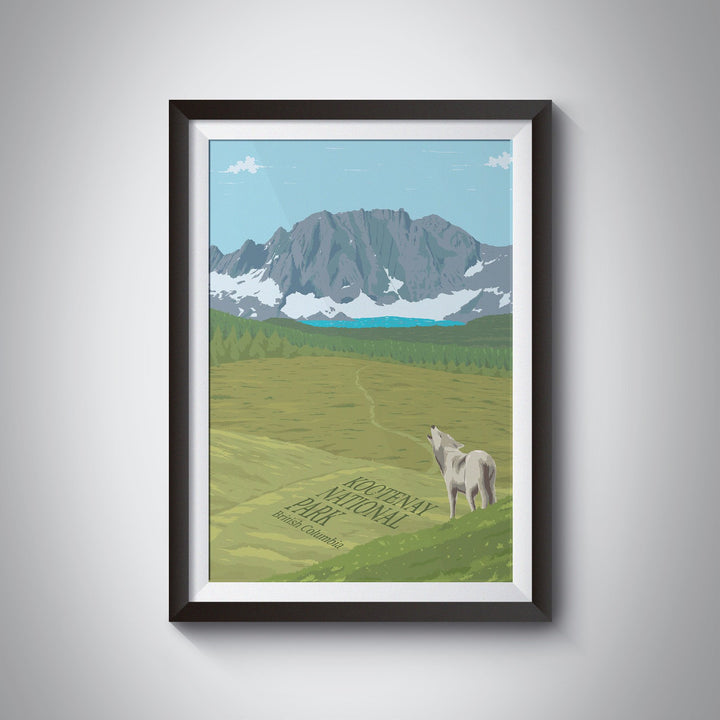 Kootenay National Park Travel Poster