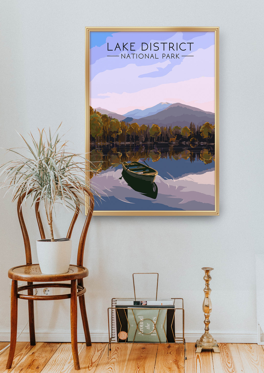 Lake District National Park Travel Poster