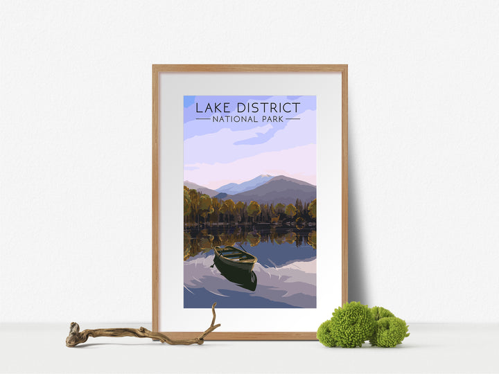 Lake District National Park Travel Poster