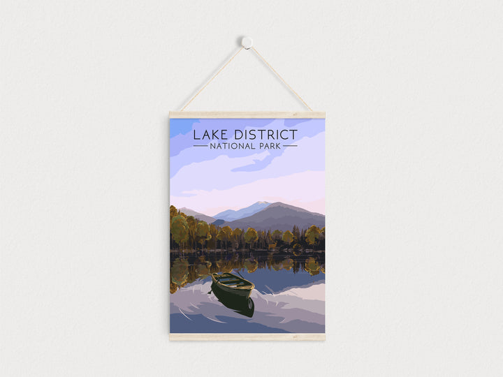 Lake District National Park Travel Poster