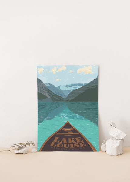 Lake Louise Canada Travel Poster