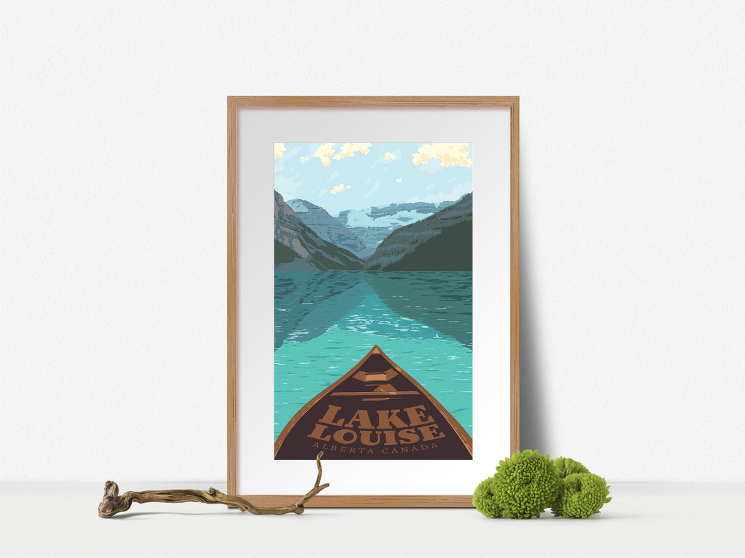 Lake Louise Canada Travel Poster