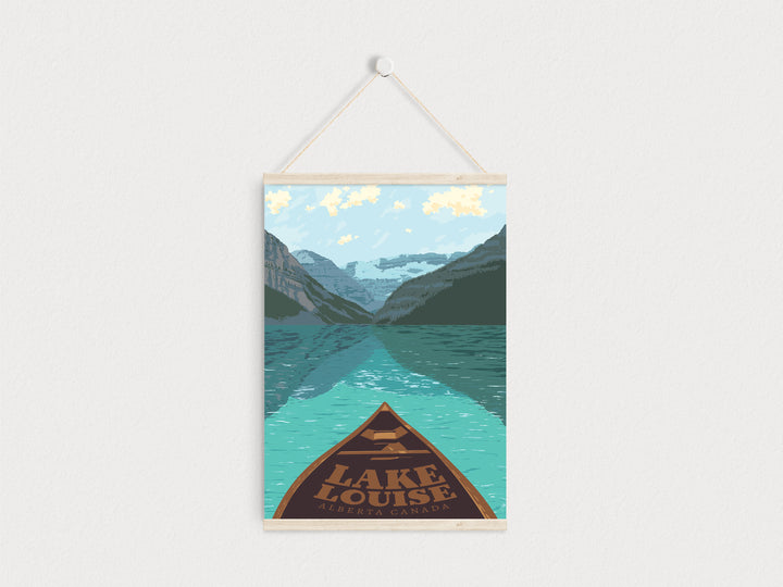 Lake Louise Canada Travel Poster