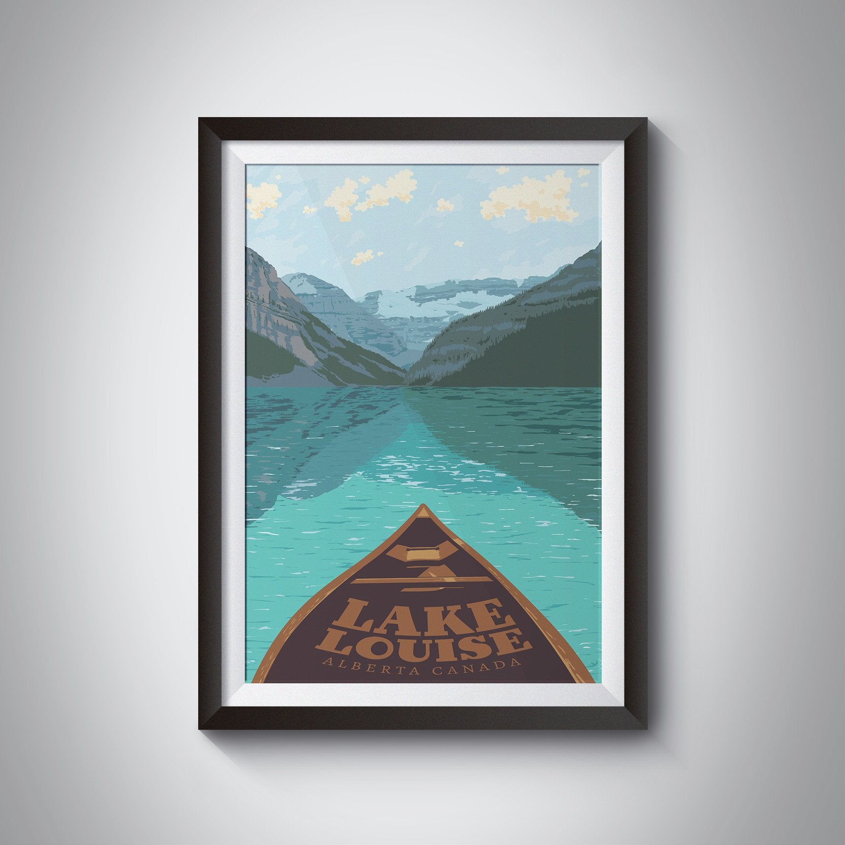 Lake Louise Canada Travel Poster