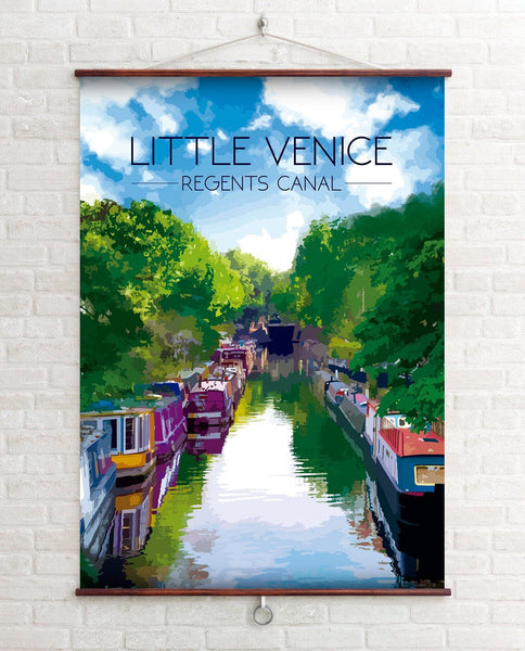 Little Venice Regents Canal Travel Poster