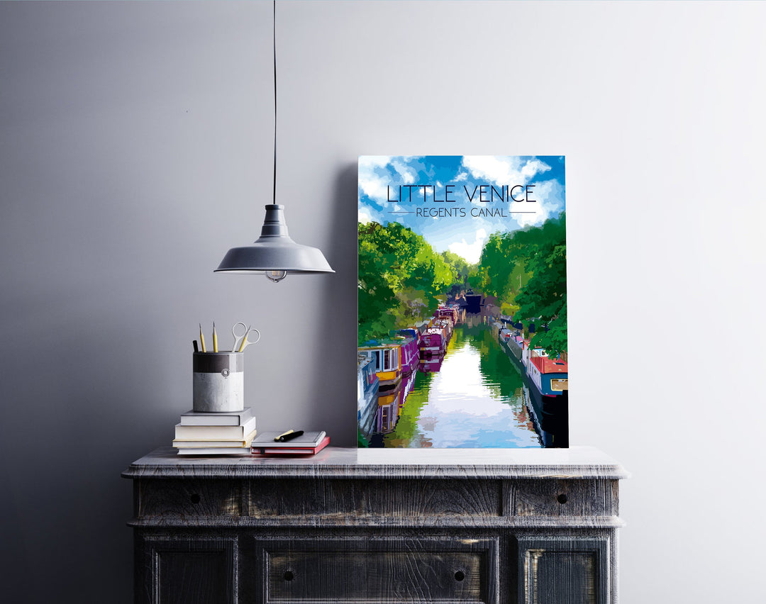 Little Venice Regents Canal Travel Poster