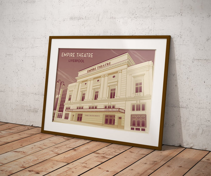 Liverpool Empire Theatre Travel Poster