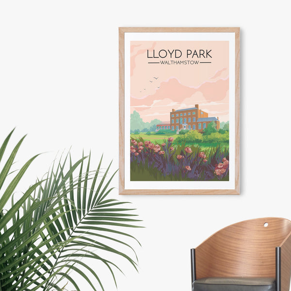 Lloyd Park London Travel Poster