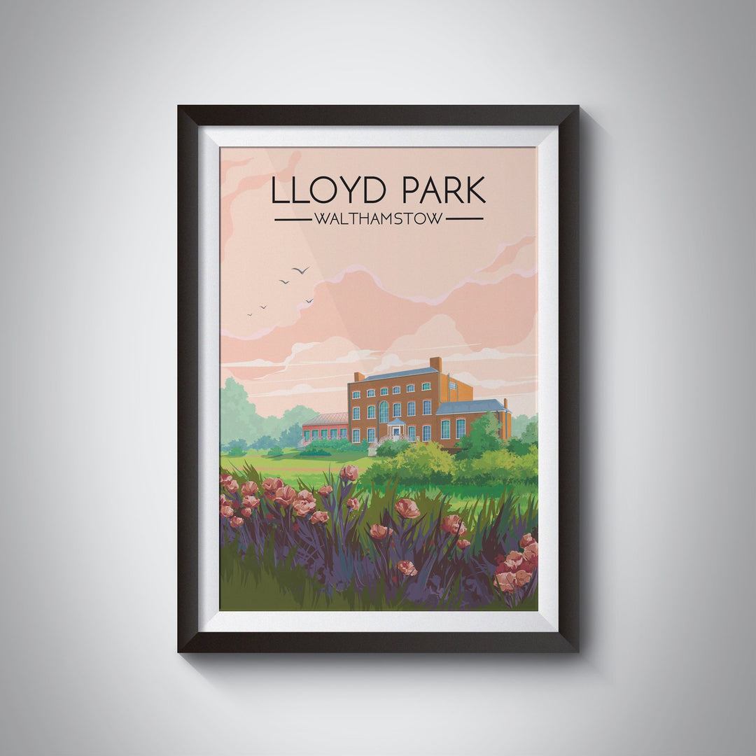 Lloyd Park London Travel Poster