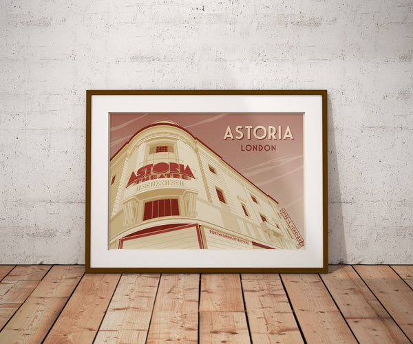 London Astoria Travel Poster
