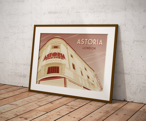 London Astoria Travel Poster