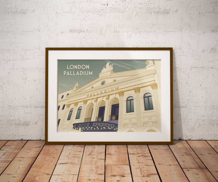 London Palladium Theatre Travel Poster