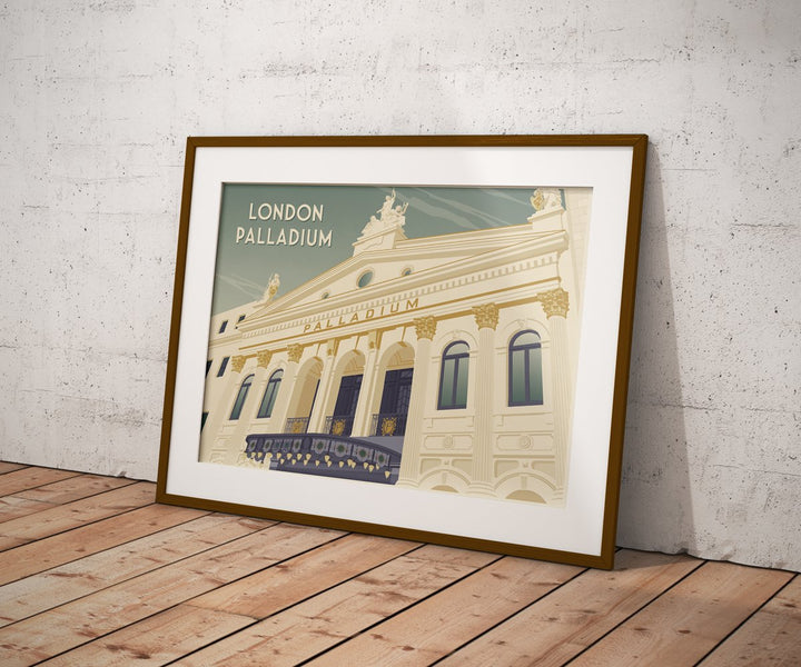 London Palladium Theatre Travel Poster