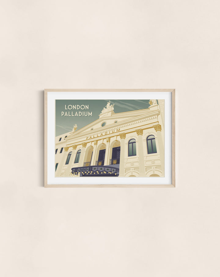 London Palladium Theatre Travel Poster