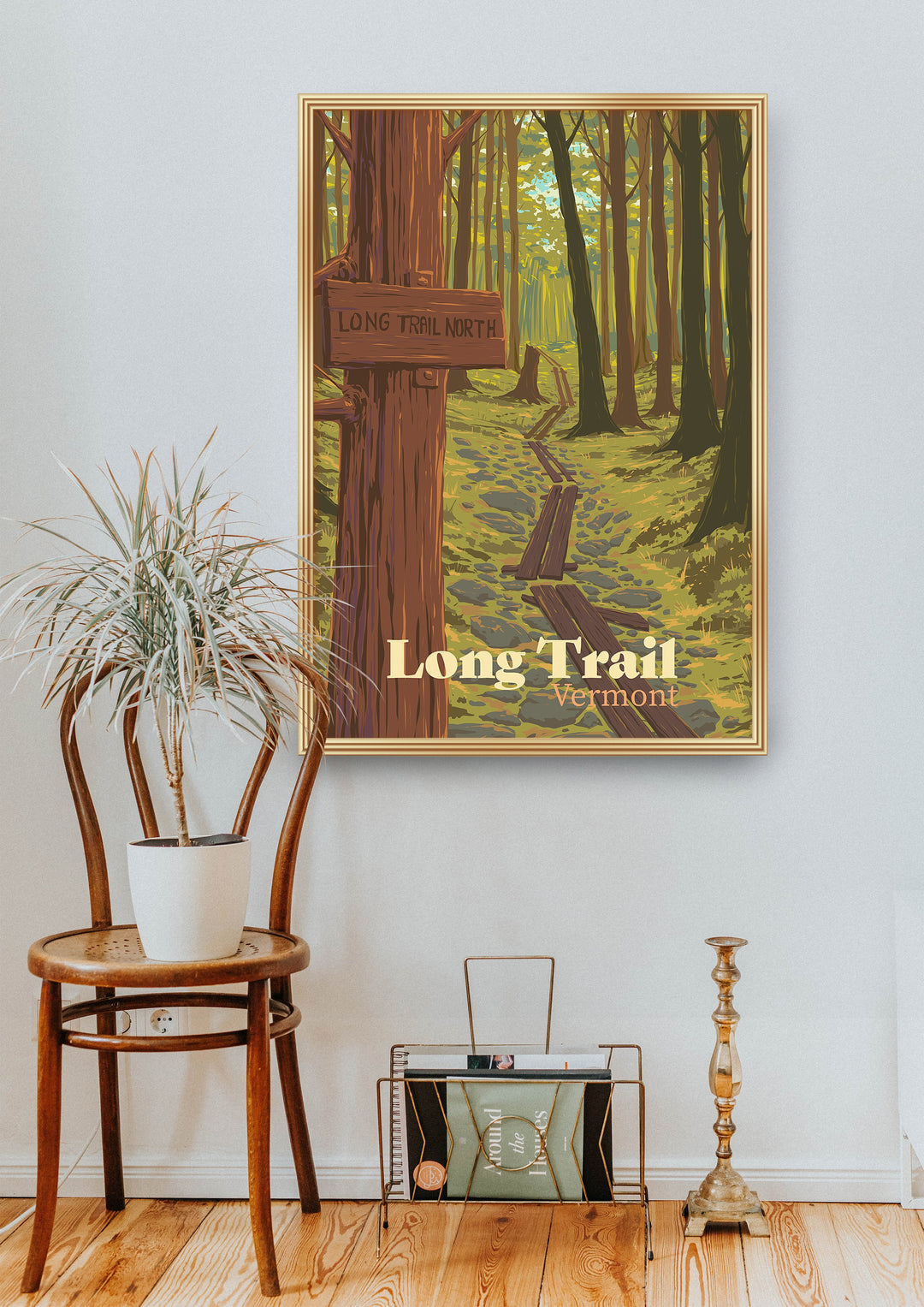 Long Trail, Vermont Travel Poster