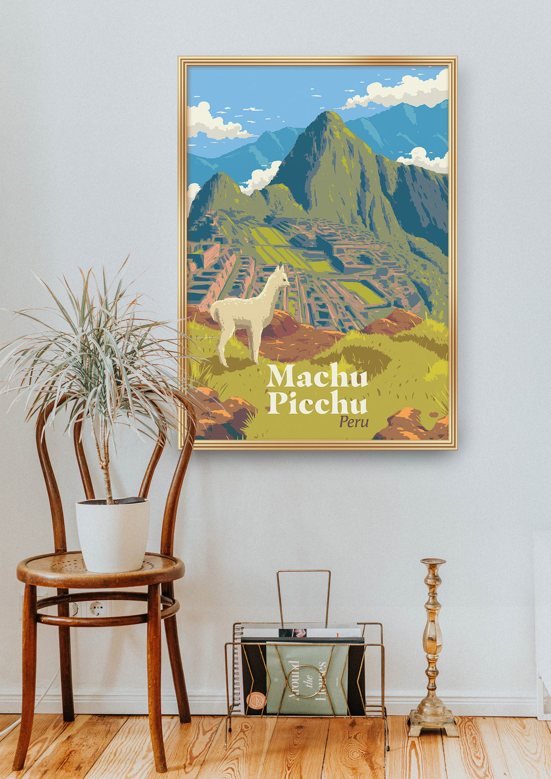 Machu Picchu Peru Travel Poster