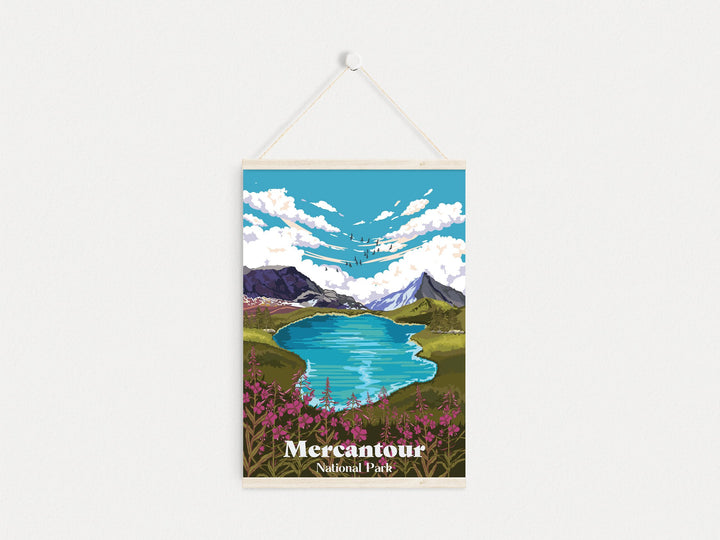 Mercantour National Park France Travel Poster