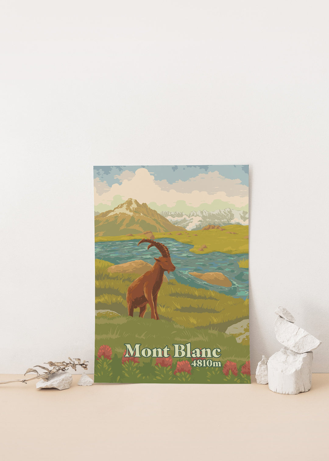 Mont Blanc Travel Poster