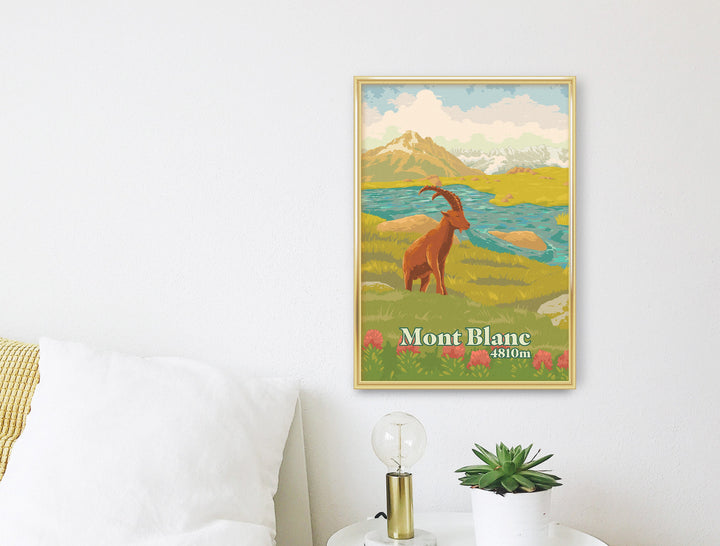 Mont Blanc Travel Poster