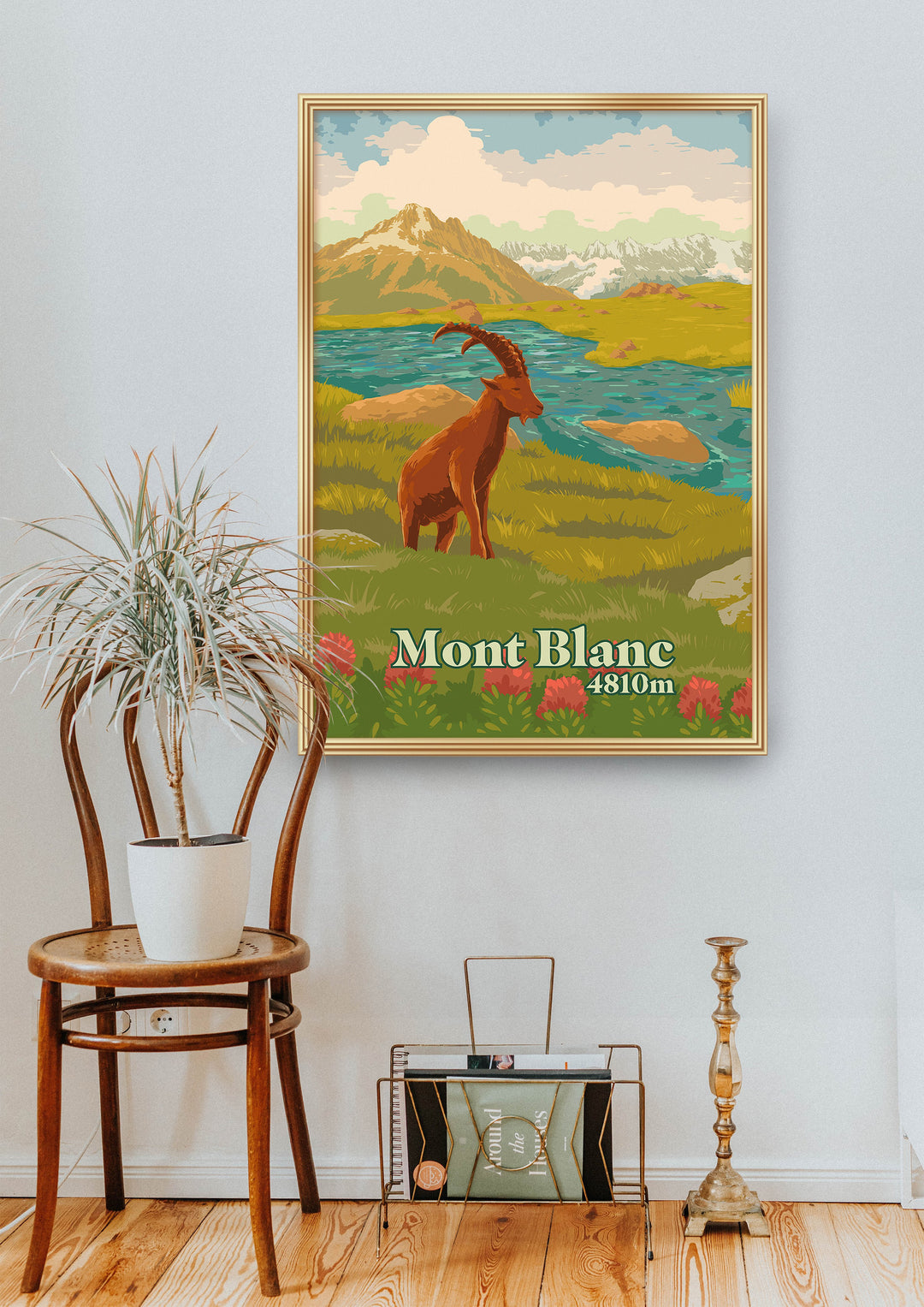 Mont Blanc Travel Poster