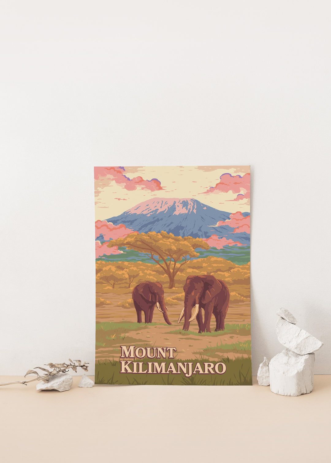 Mount Kilimanjaro Travel Poster