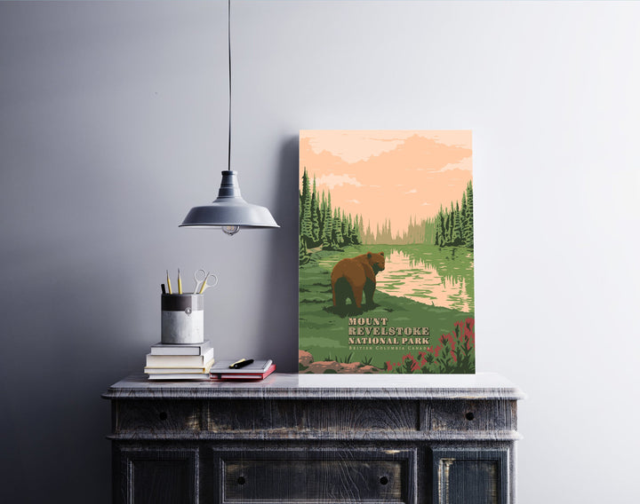 Mount Revelstoke National Park Travel Poster