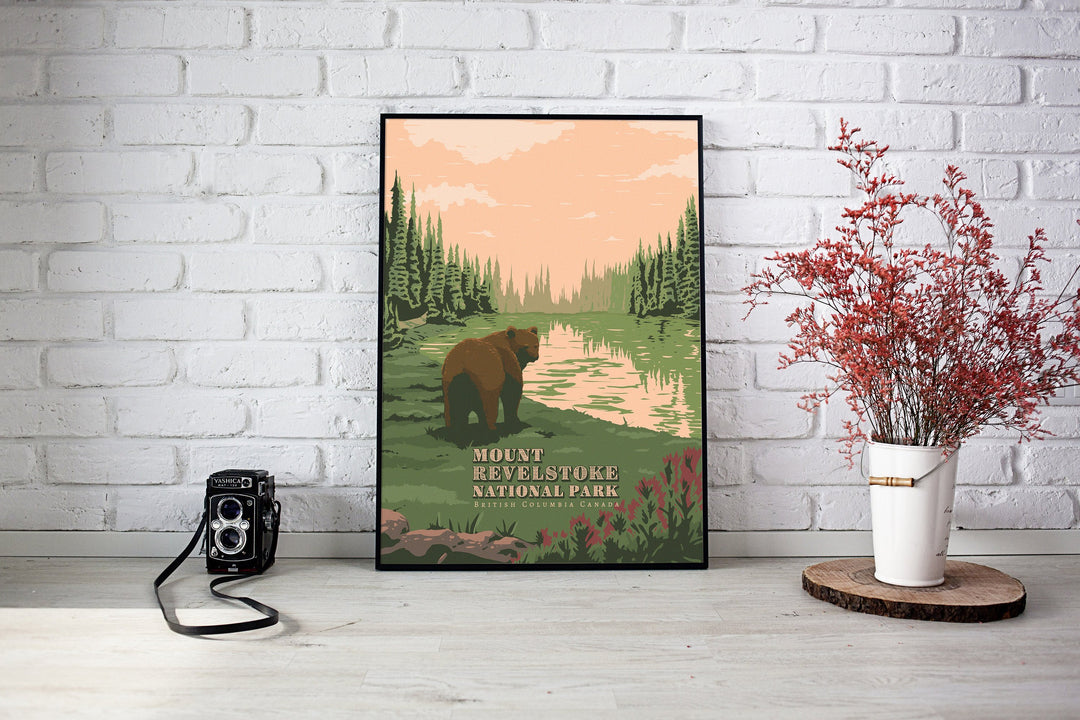 Mount Revelstoke National Park Travel Poster