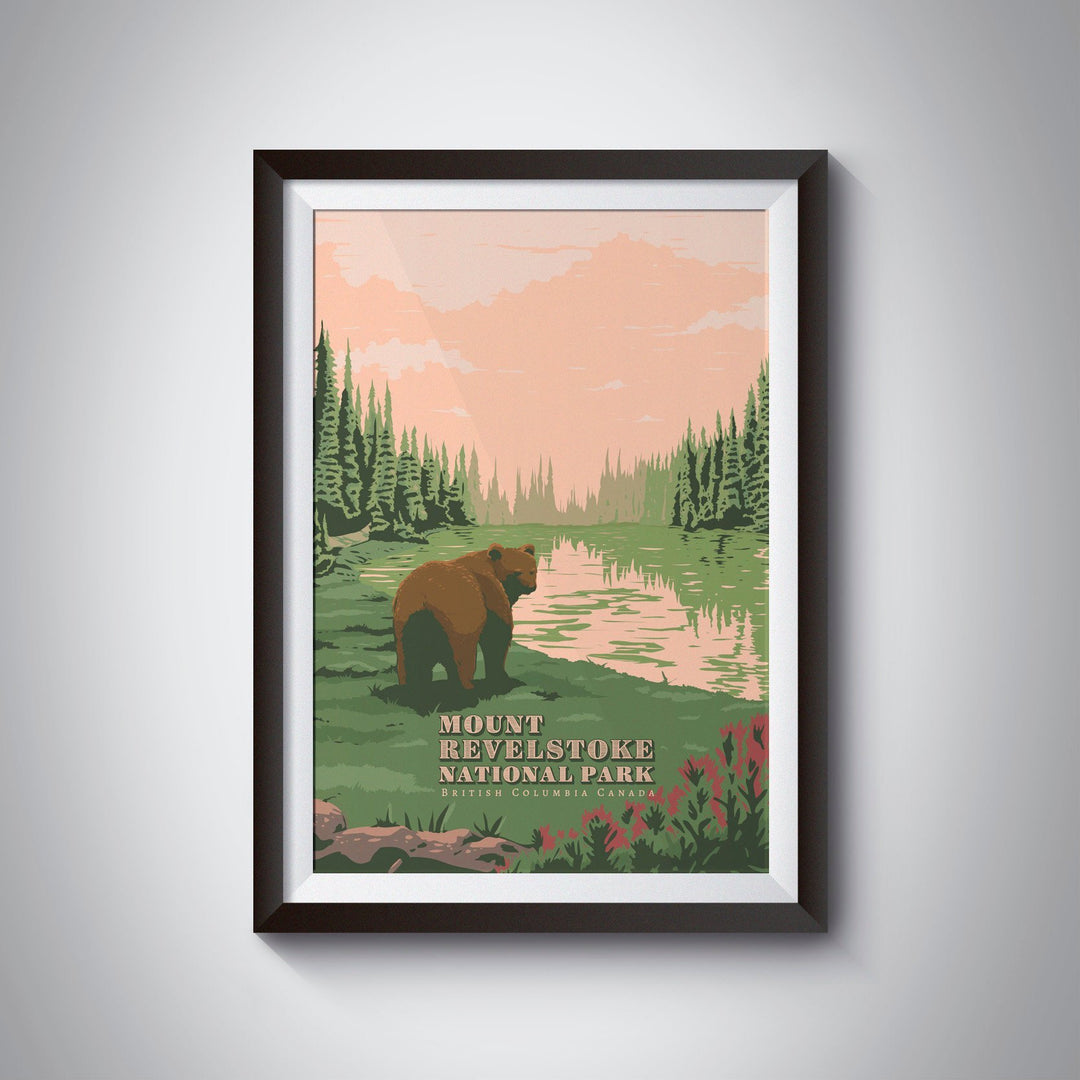 Mount Revelstoke National Park Travel Poster