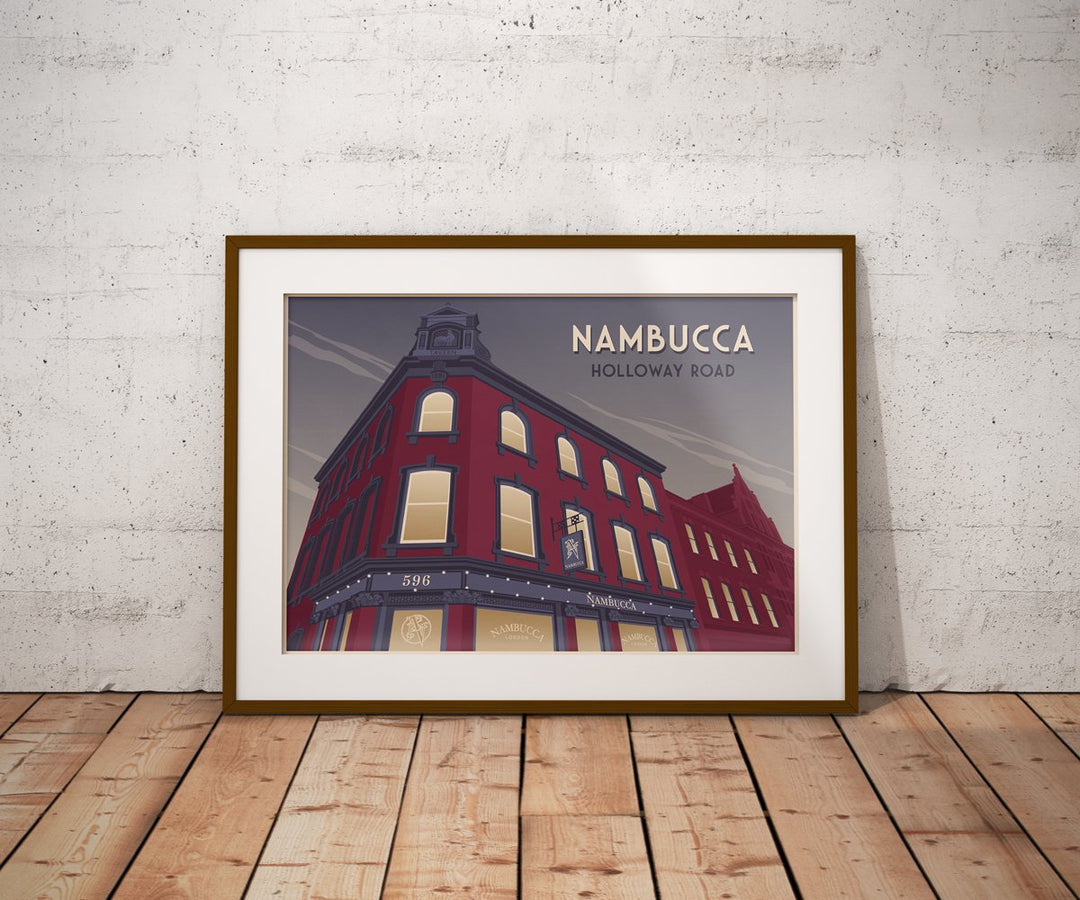 Nambucca Holloway Road London Travel Poster