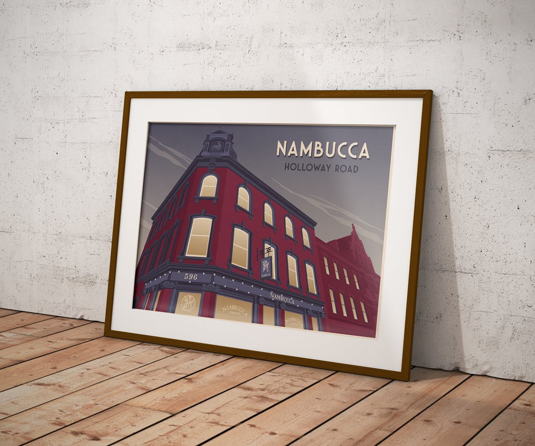 Nambucca Holloway Road London Travel Poster