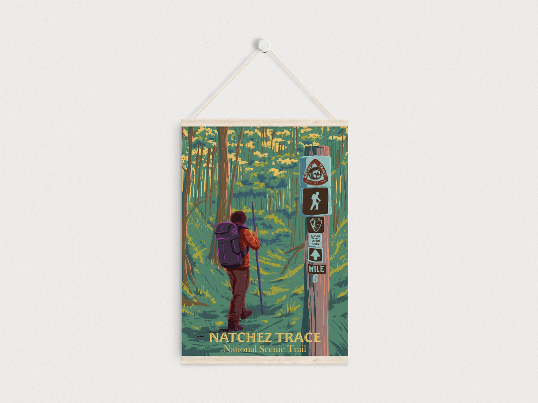 Natchez Trace National Scenic Trail Travel Poster