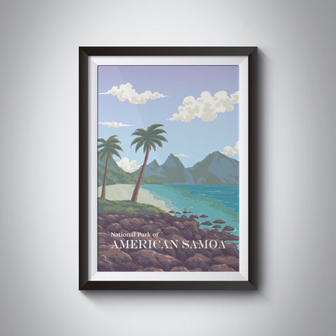National Park of American Samoa Travel Poster