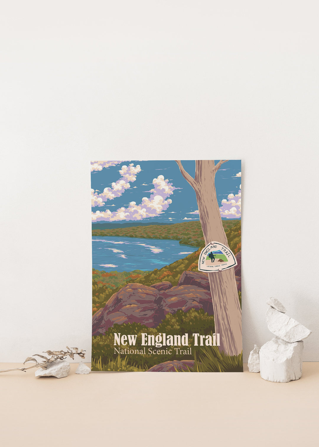 New England Trail Travel Poster